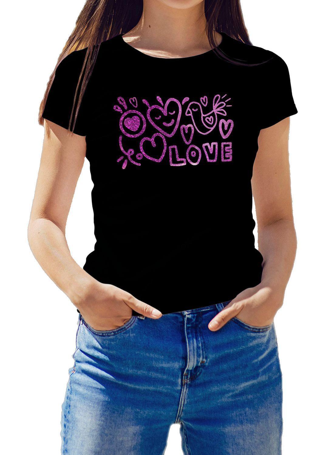 Polera Mujer diseño Glitter-0