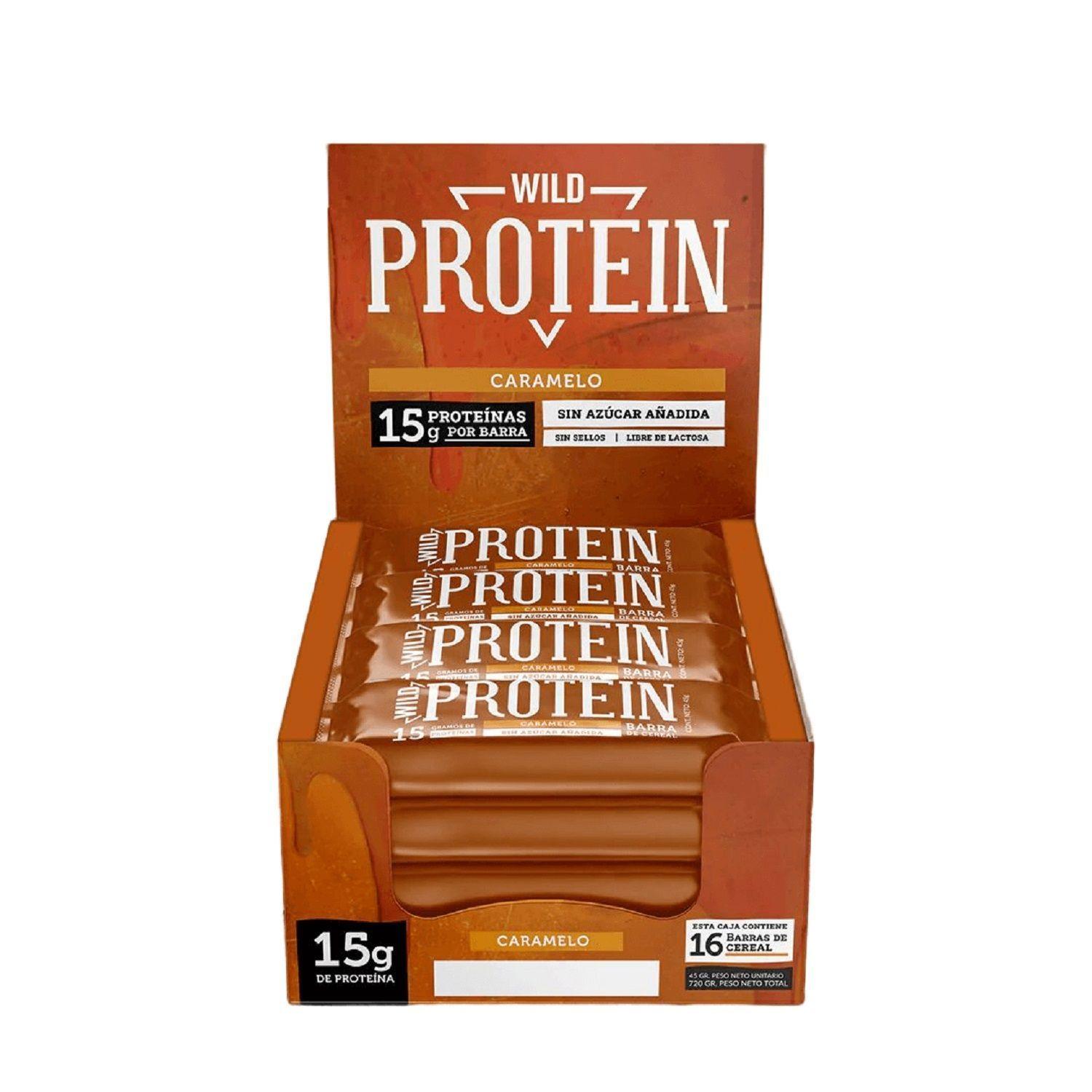 Wild Protein 16 unidades – Caramel 15gs Proteína-0
