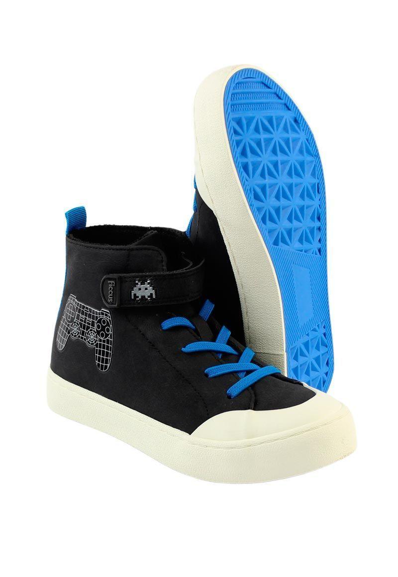 Zapatilla urbana caña velcro elastico a correr niño 922-3