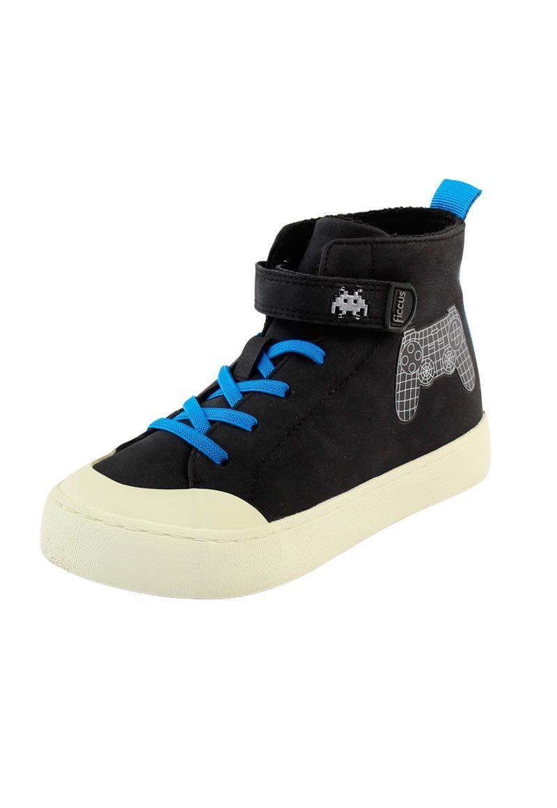 Zapatilla urbana caña velcro elastico a correr niño 922-1