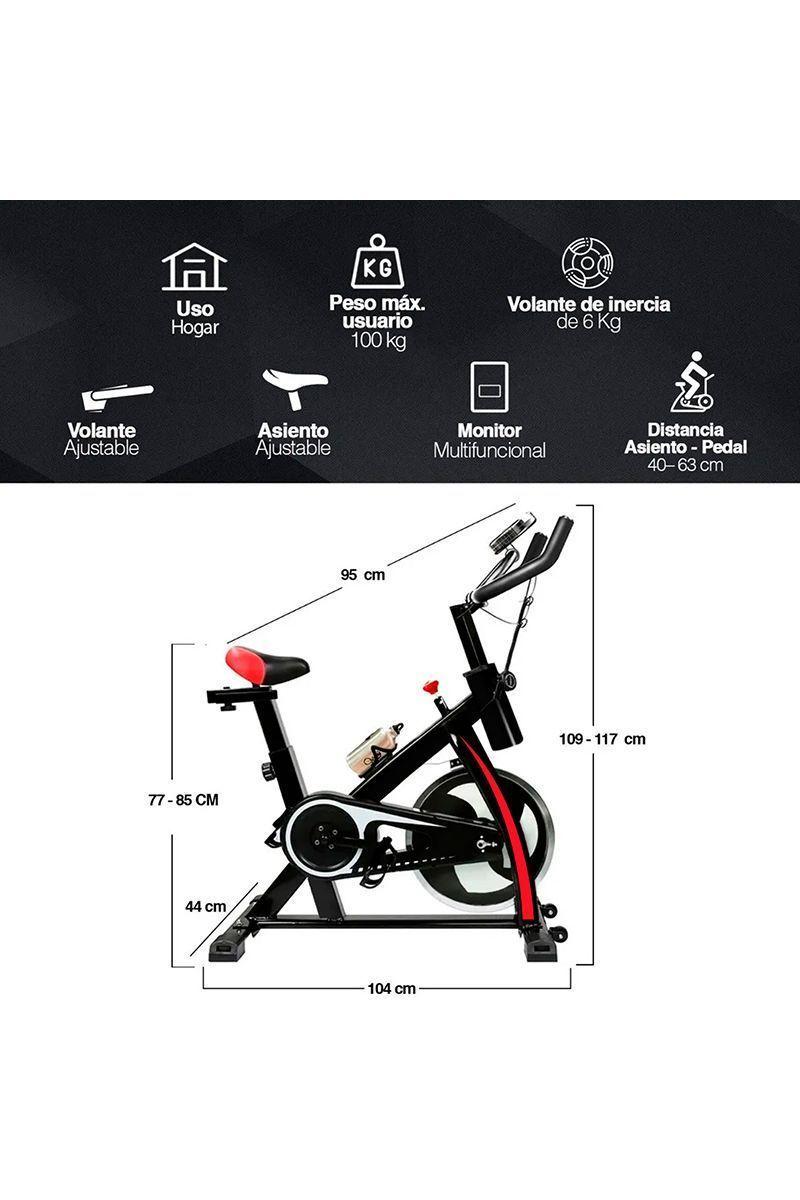 Pack Spinning Fitness + Set Pesas 20 Kg Kettlebel-1