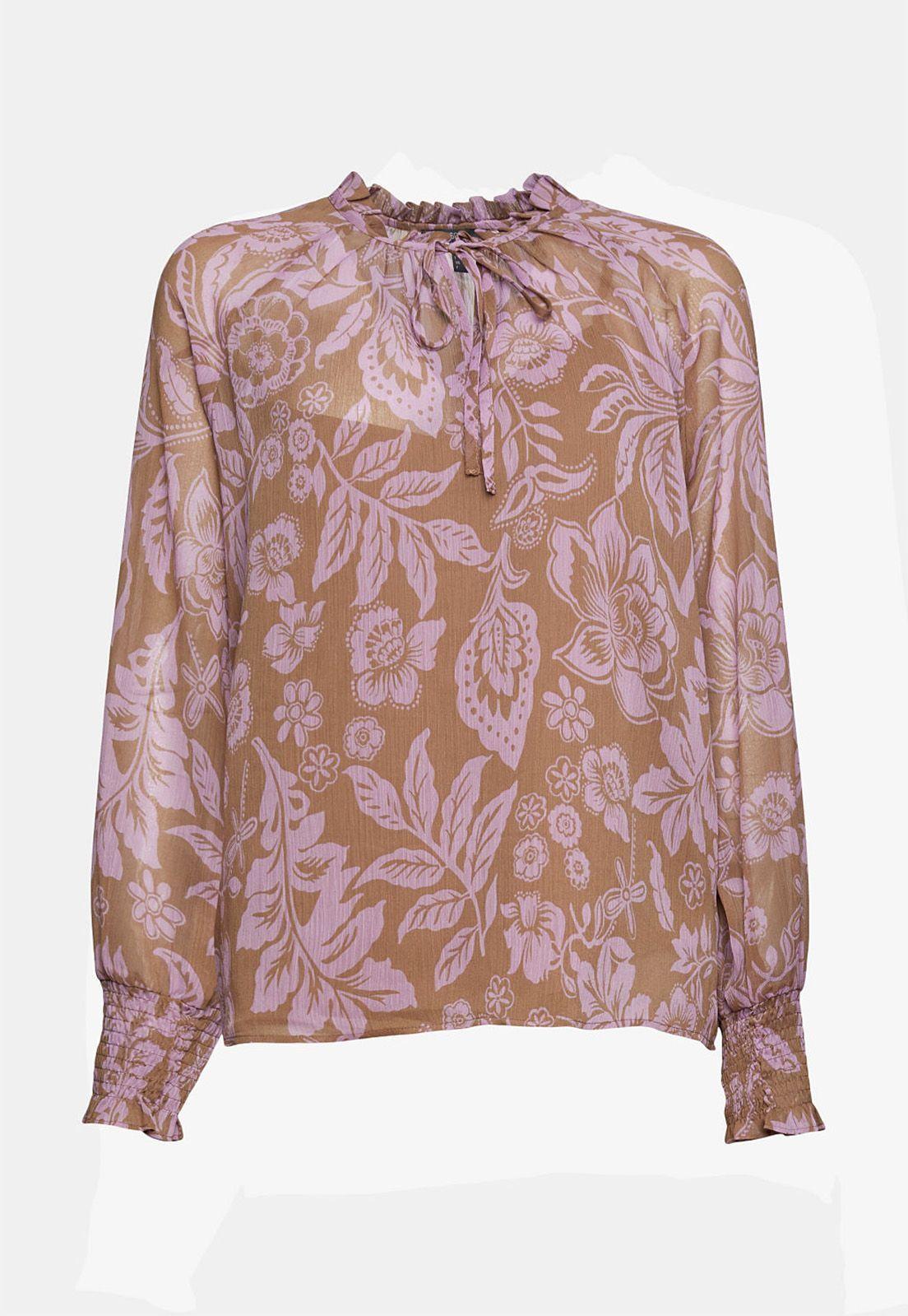 Blusa Manga Larga Estampada Esprit-3