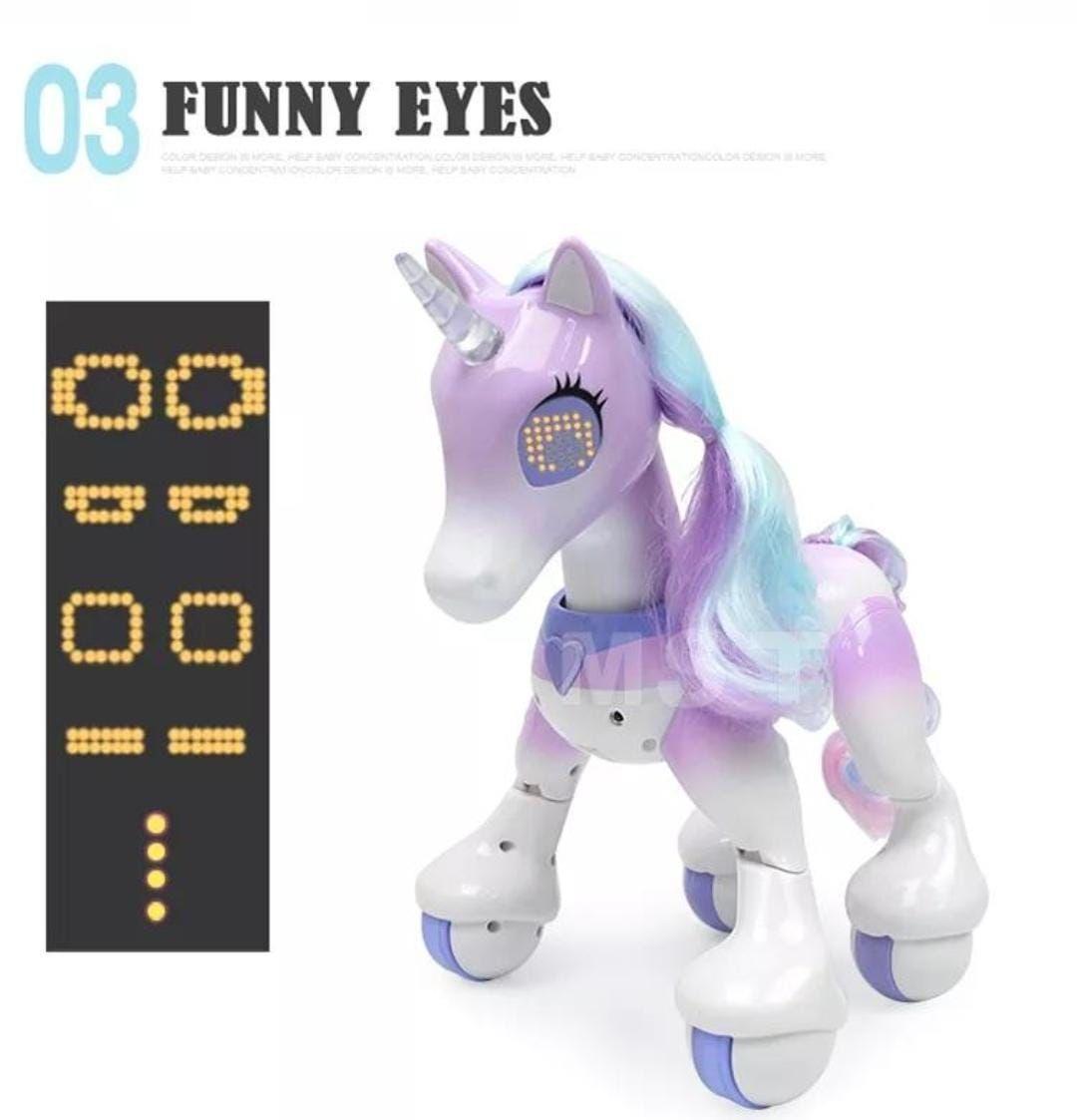 Unicornio Pony Robot Control Remoto Inteligente Música Luces-4