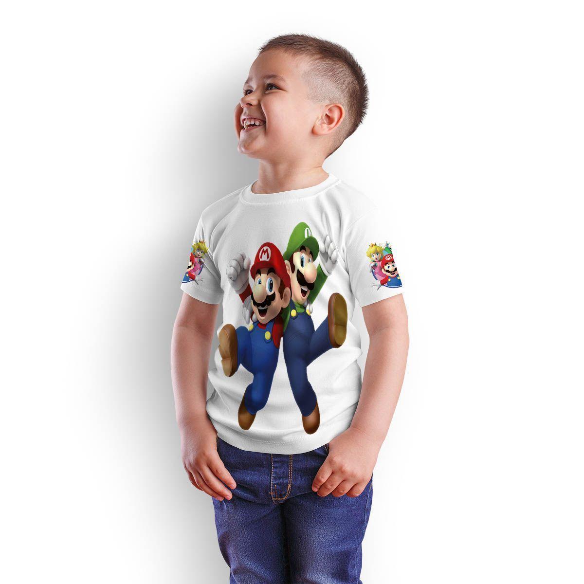 Polera Juvenil Super Mario Bros D11-0