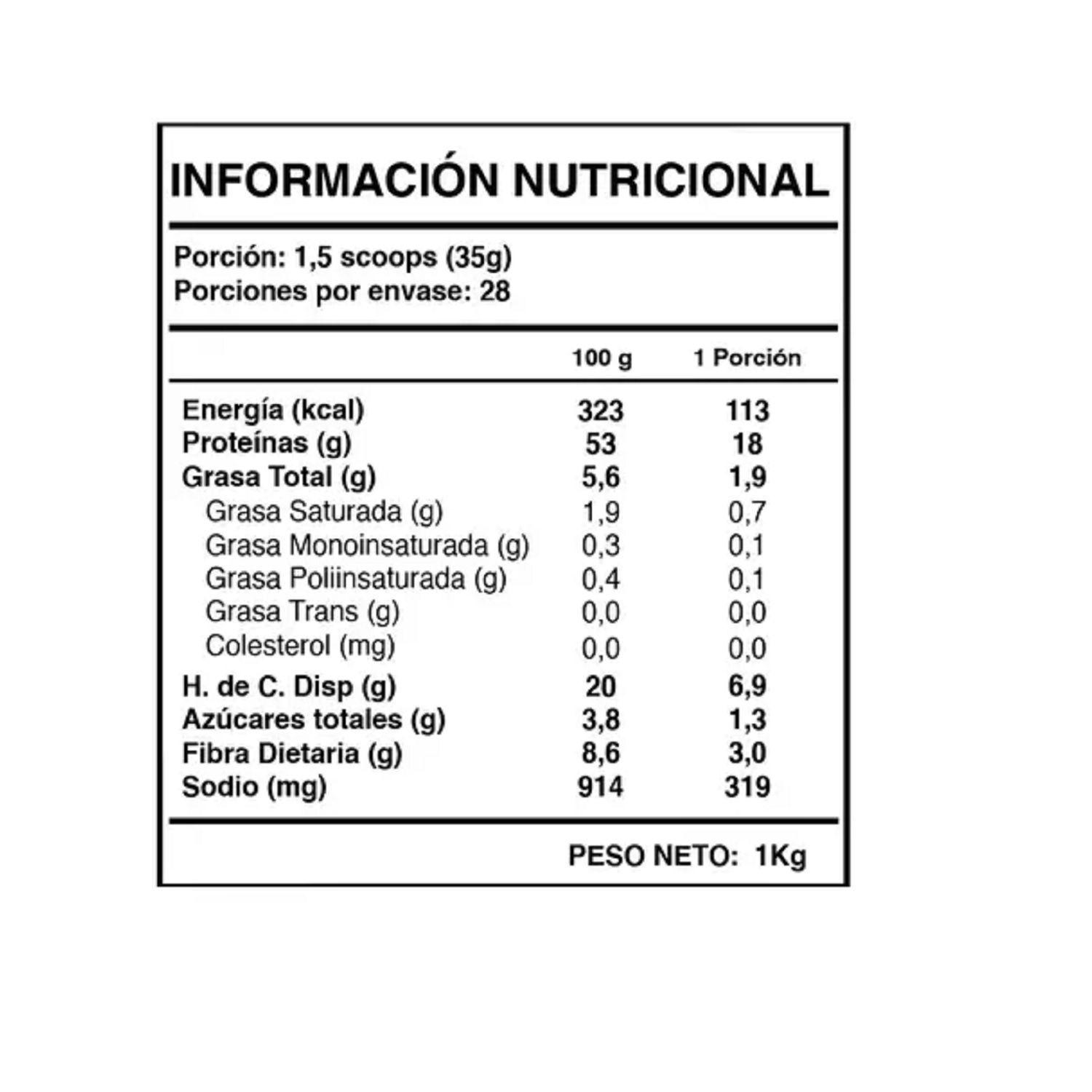 Whey Shake Proteína Vegetal - Polvo Chocolate 1kg-2