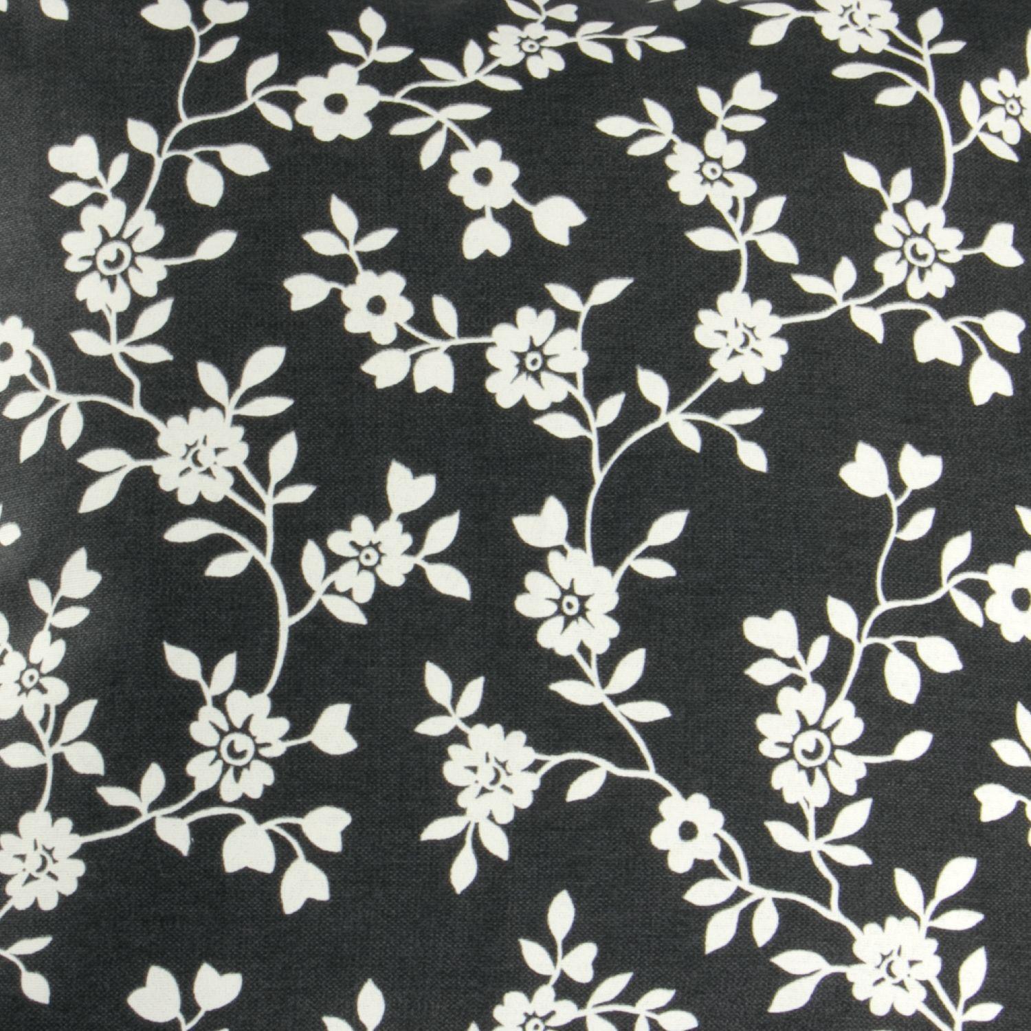 Set 4 Cojines Linen Sellos 40x40 cm Negro-2