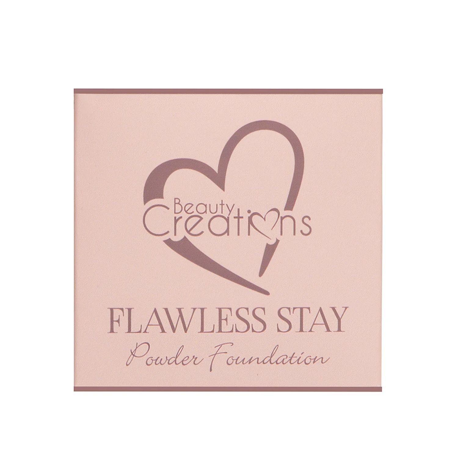 Pack Base En Polvo Flawless Stay FSP 9.0 Beauty Creations + Brocha Estilo Sirena Malú-2