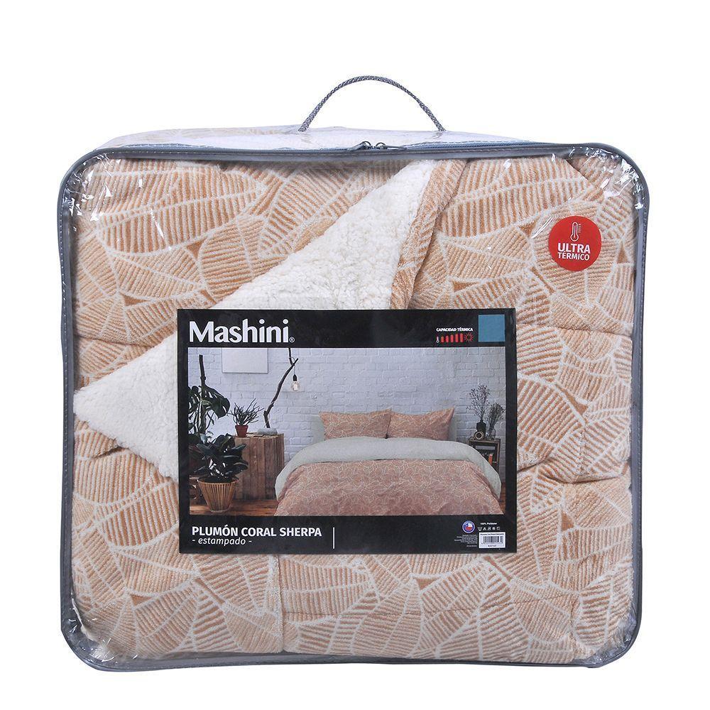 Plumon Coral print Sherpa King Nomade-5