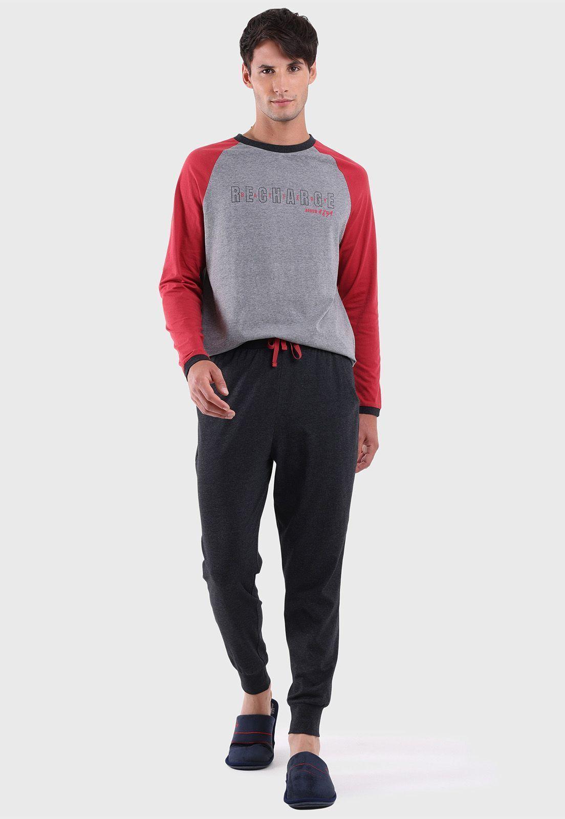 Pijama Largo Cuello Redondo Arrow-0