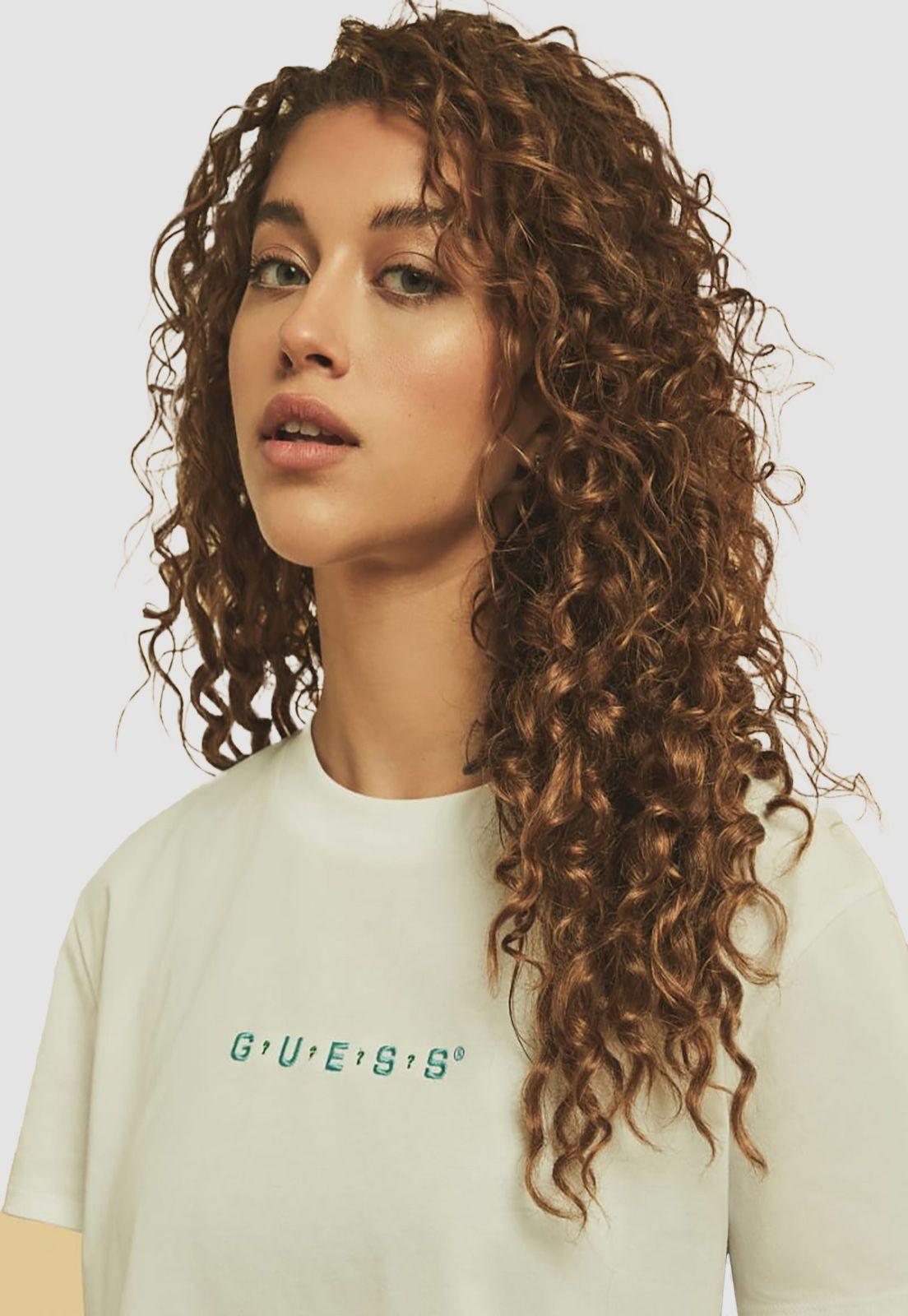 Polera Guess Go Arch Logo Ss Crop Tee-2