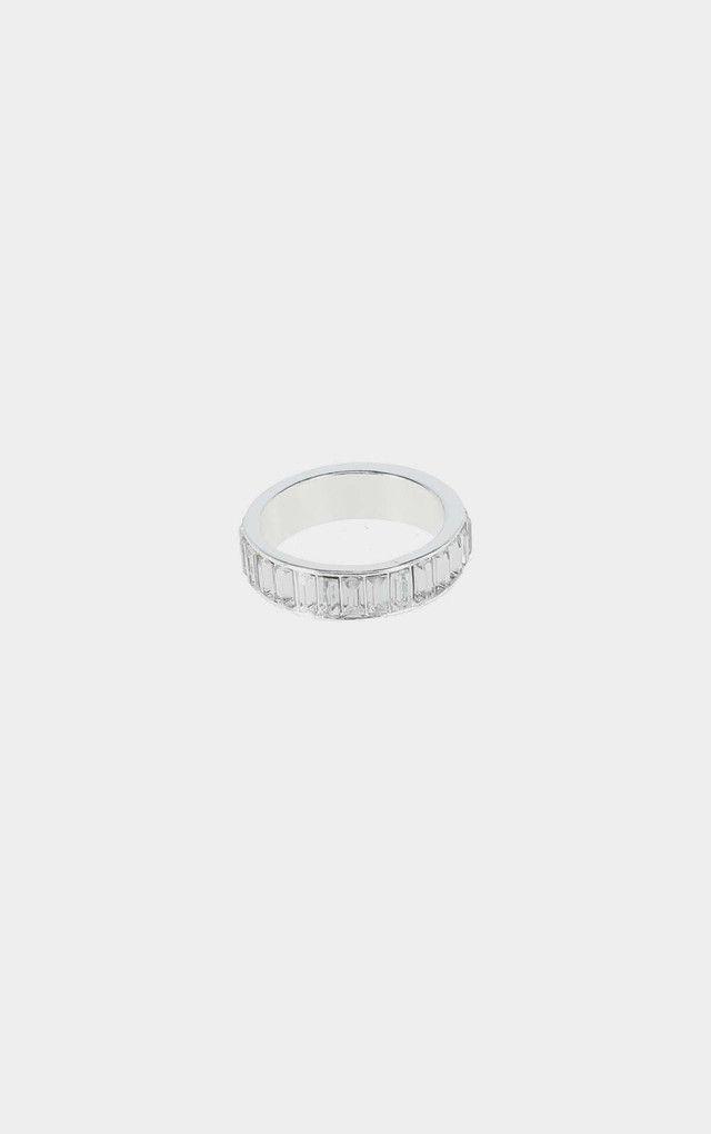 Anillo Grueso Niza Plateado i-D-0