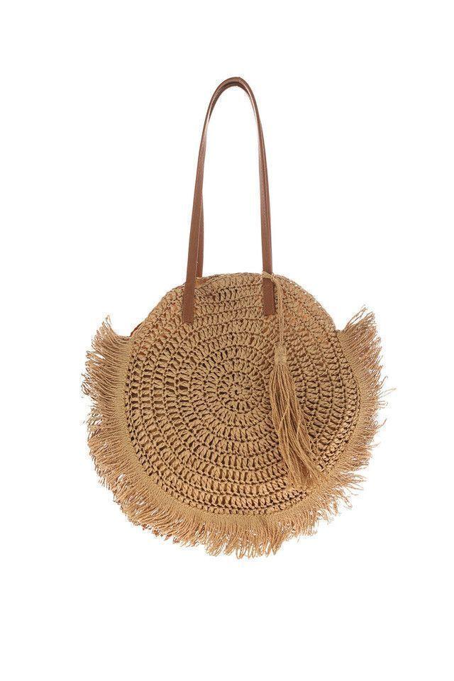 Cartera de Hombro Camel Trigal Radial Humana-0