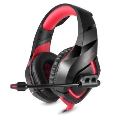 Audifonos Gamer Rojos Onikuma Diadema-0