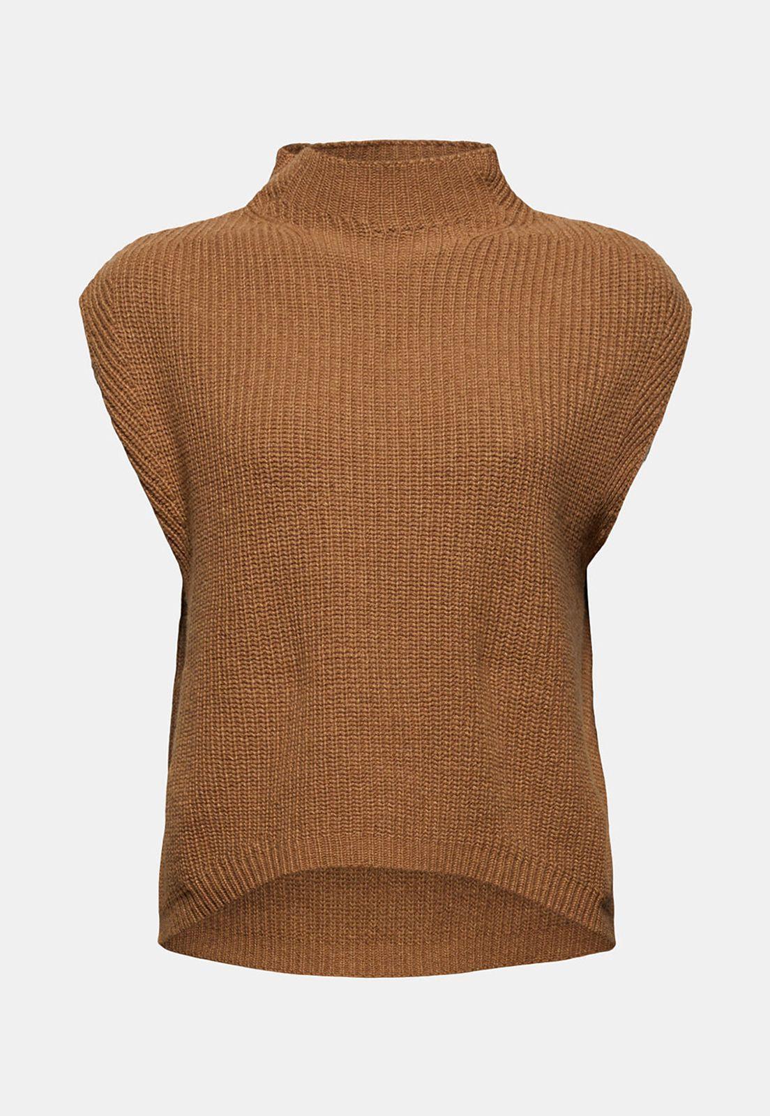 Sweater De Punto Acanalado Esprit-3