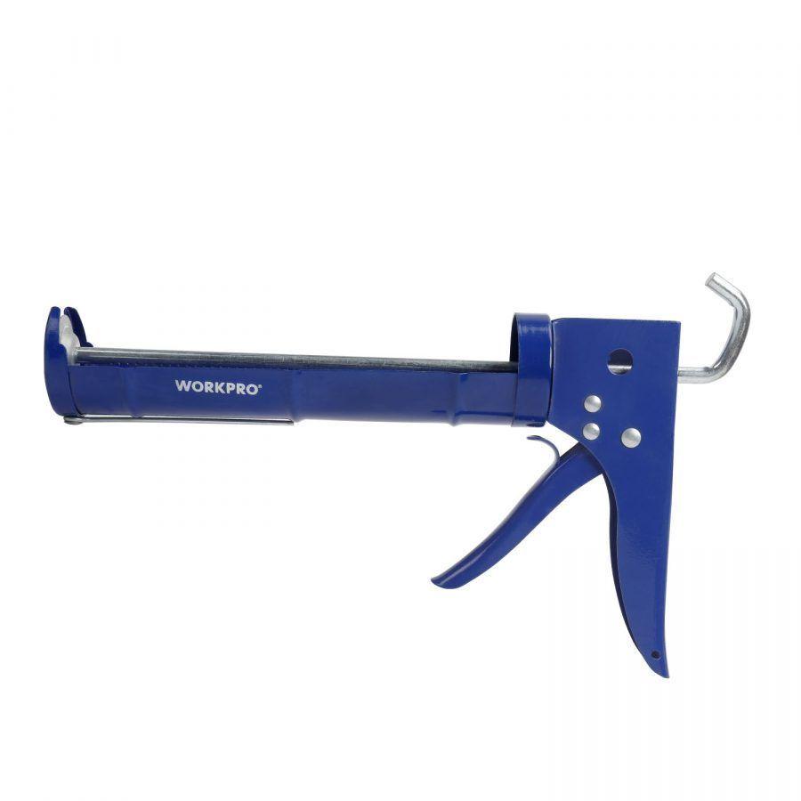 Pistola Silicona Calafatera 9" Con Freno Workpro-0