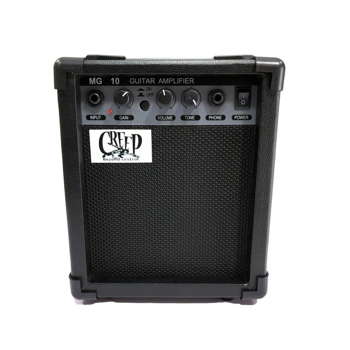 Guitarra Eléctrica Creep Tipo Strato CST-10 + Ampli 10W-2