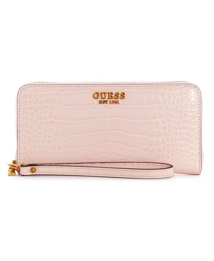 Billetera Guess Laurel Large Rosado-16