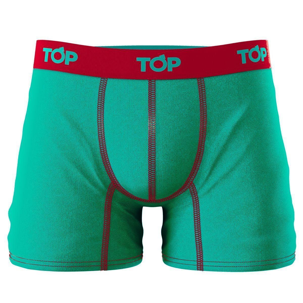 Boxer Medio Top Algodón Color Pack 4 C2-1