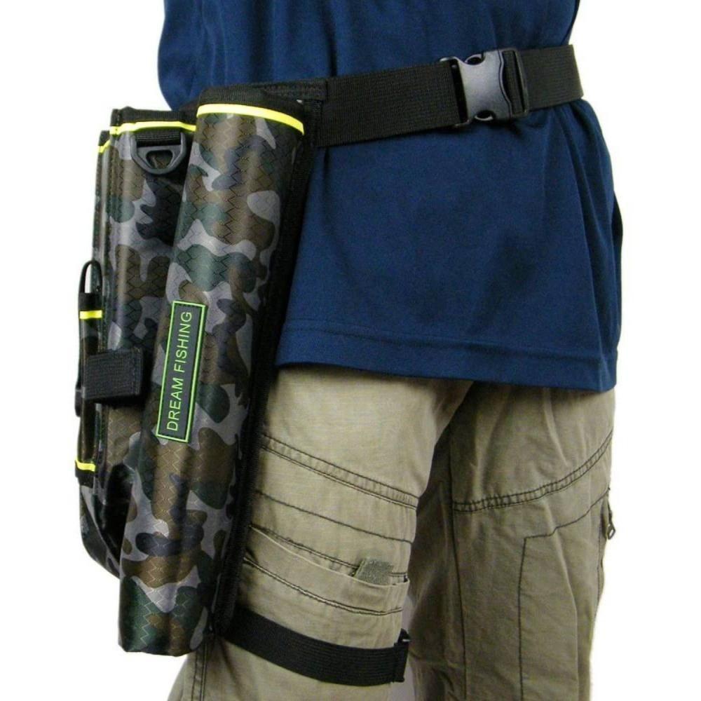 Bolso De Pesca - Porta Caña - VERDE MILITAR-1