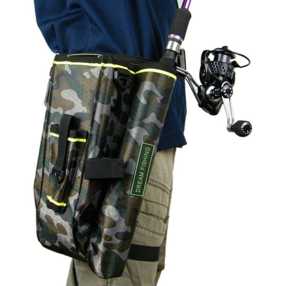 Bolso De Pesca - Porta Caña - VERDE MILITAR-0