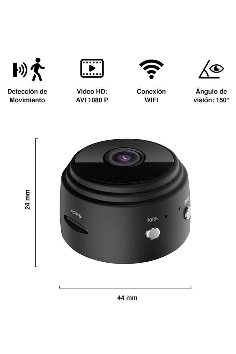 Mini Cámara Nocturna 1080P A9 Negro-1