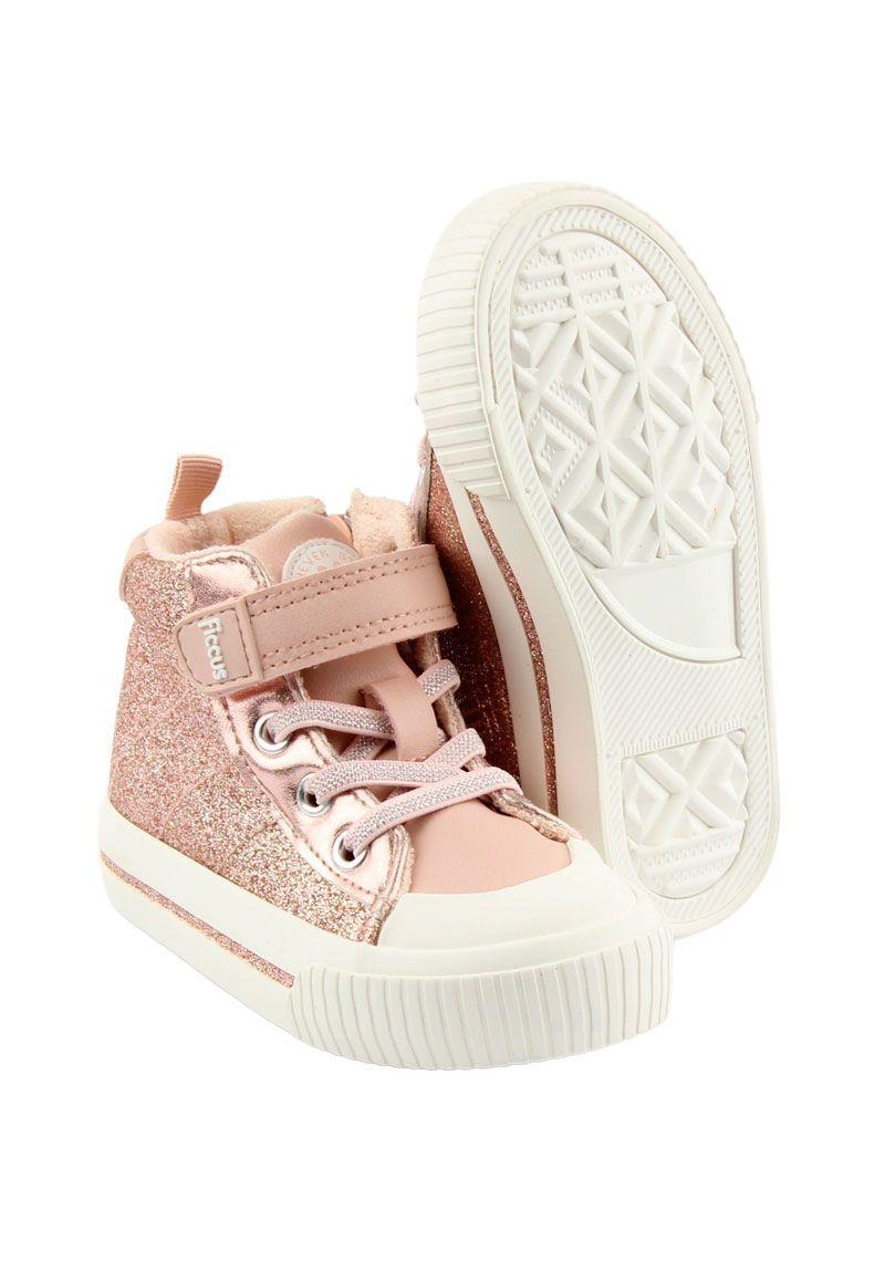 Zapatilla urbana velcro elastico a pararse niña 829-3