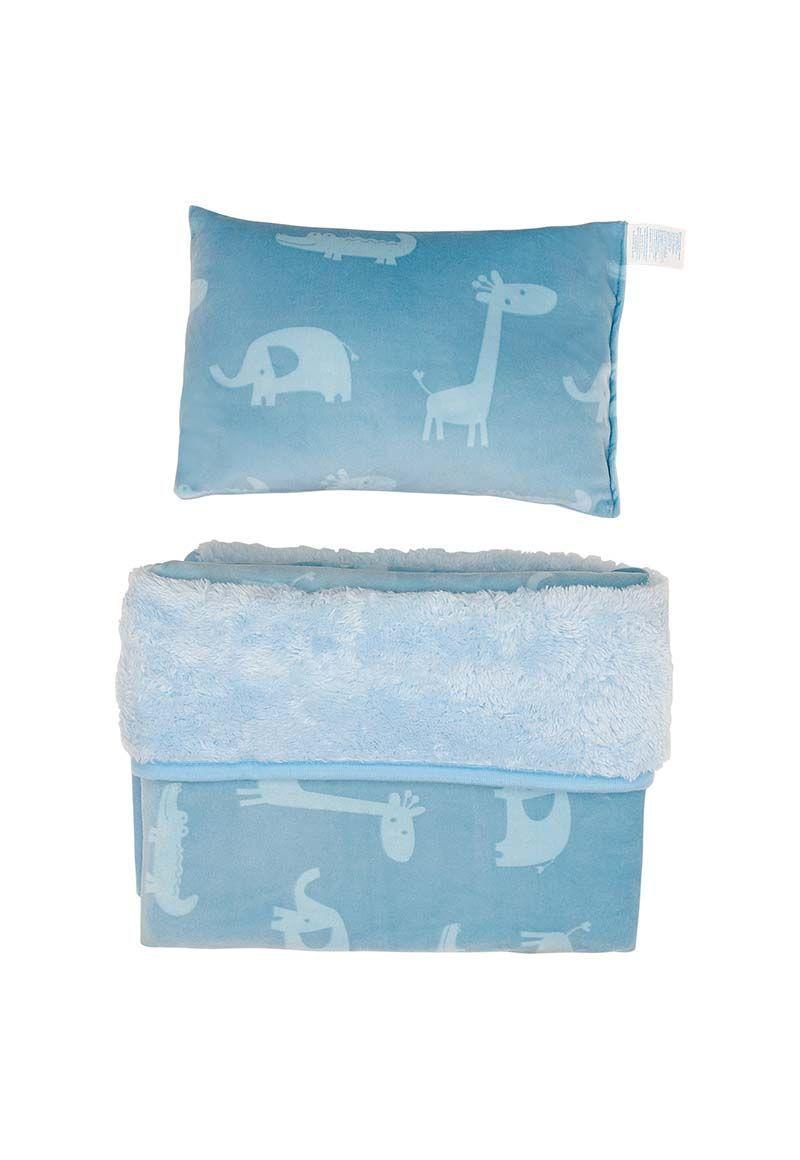 Set de frazada más almohada Sherpa-2