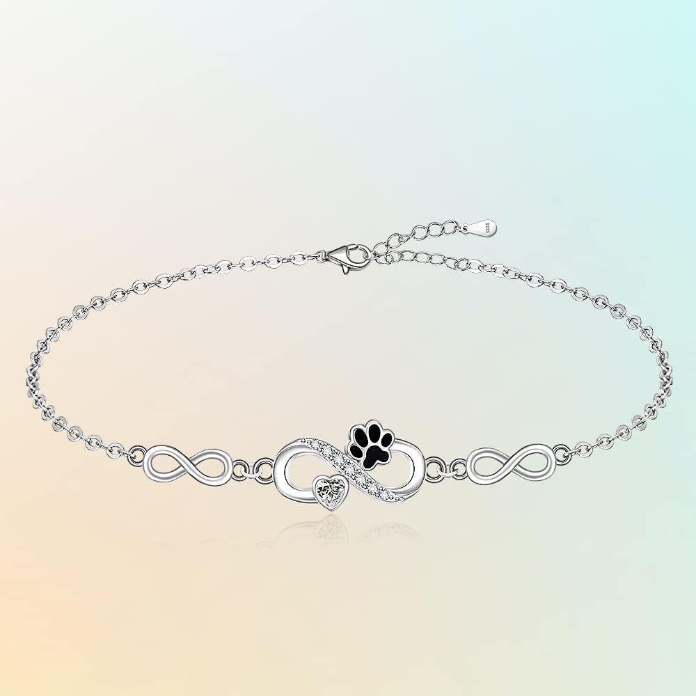 Pulsera Mascota Infinito Plata 925-2