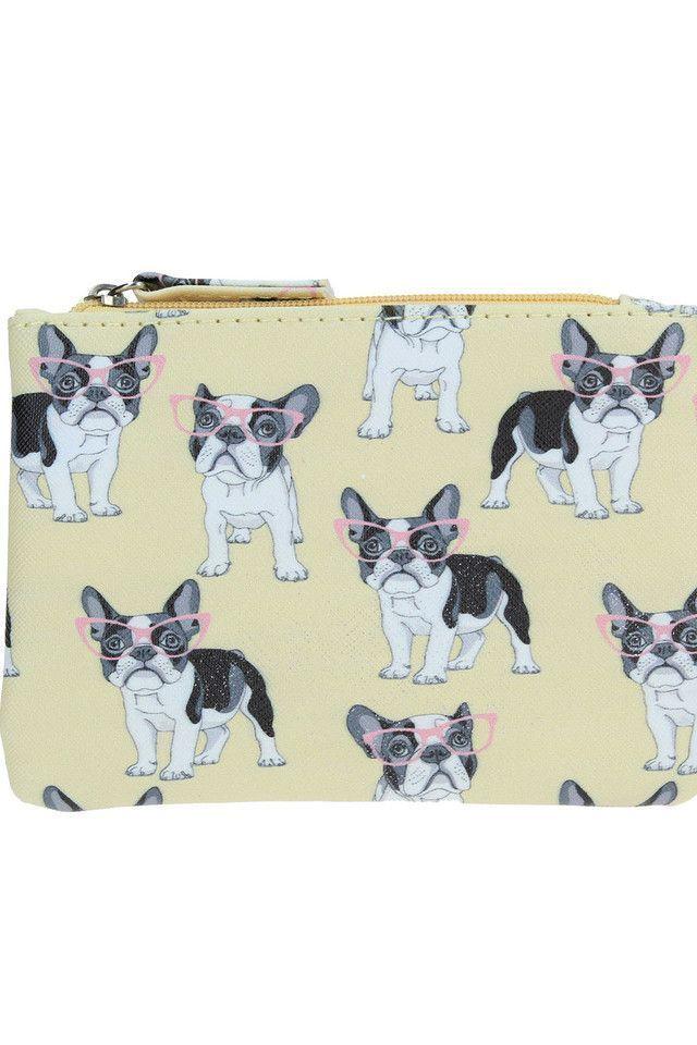 Billetera Monedero Amarillo Dog iD-0