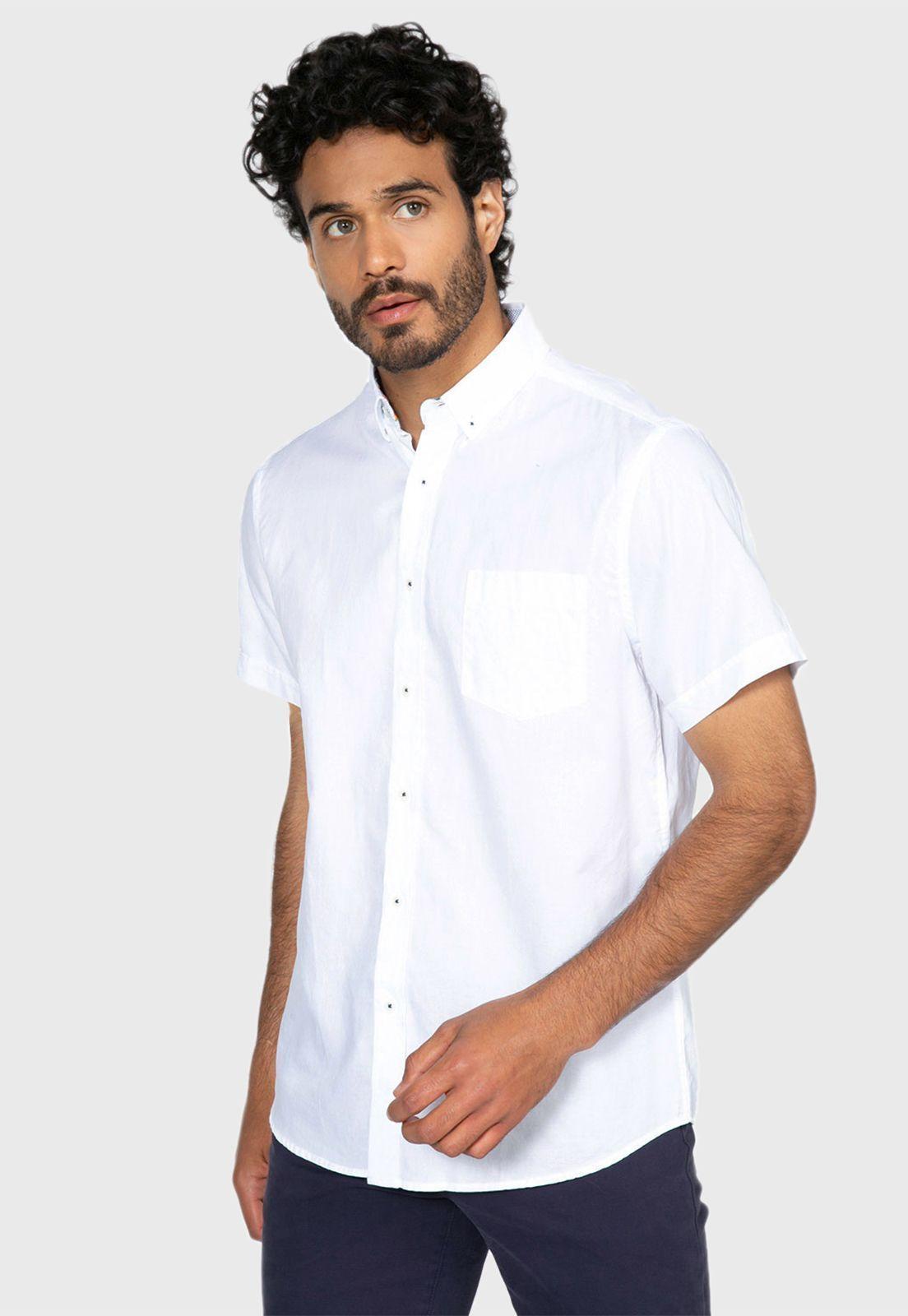Camisa Sport Oxford Blanco Arrow-0