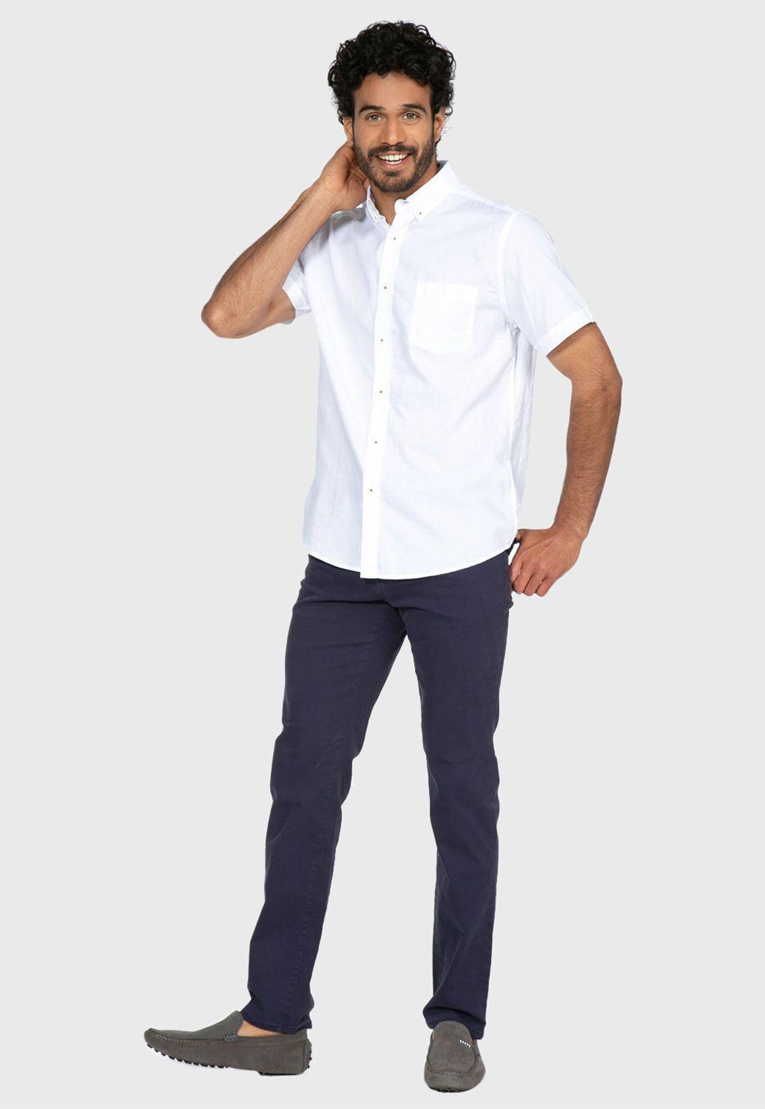 Camisa Sport Oxford Blanco Arrow-4