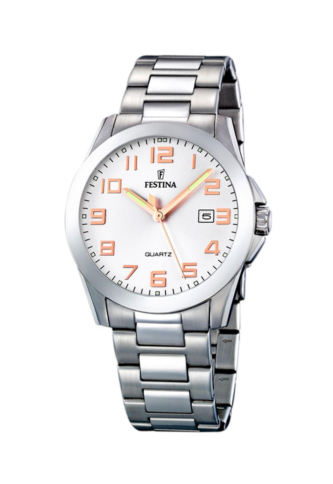 Reloj F16376/3 Festina Hombre Acero Clasico-0