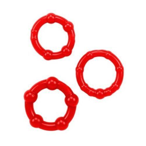 Set 6pzs Dildo Consolador/plug/anillo/extensor/vibrador Plus-4