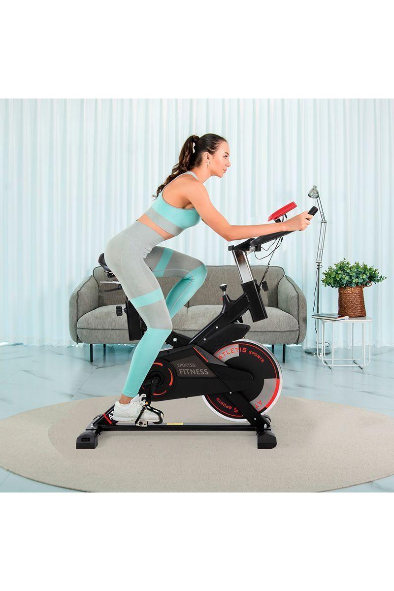 Bicicleta Spinning Atletis 702 Volante Inercia 11 Kg Negro-1