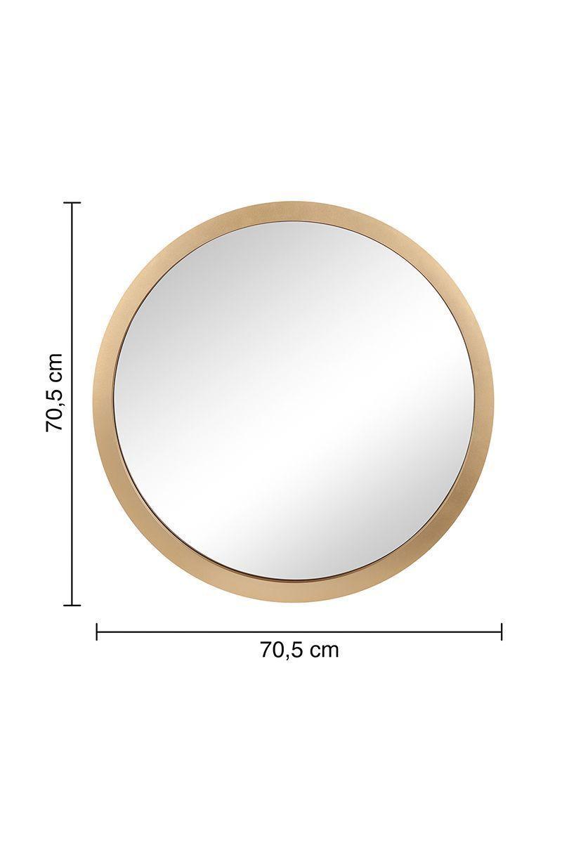 Espejo Circular Dorado-2