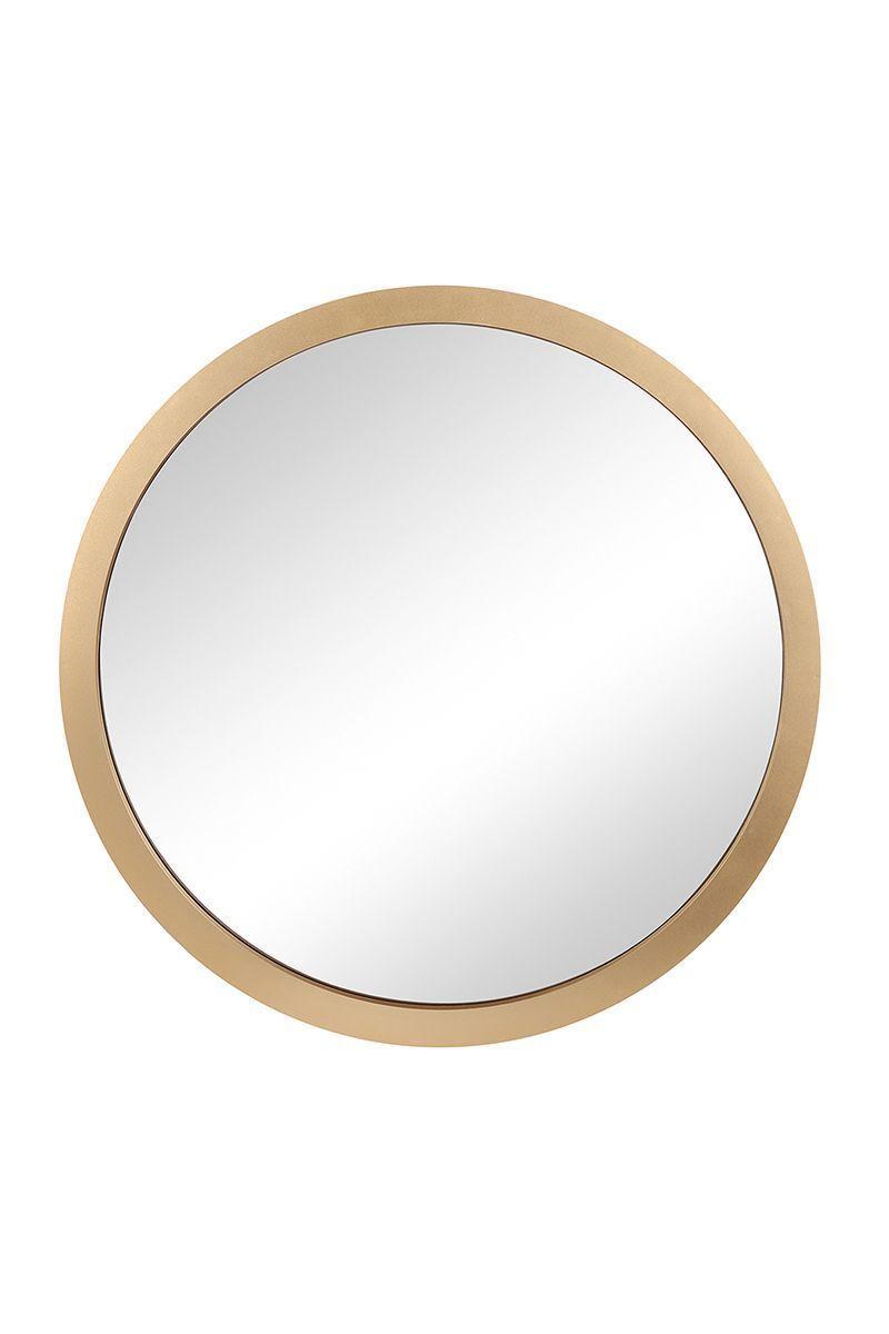 Espejo Circular Dorado-0