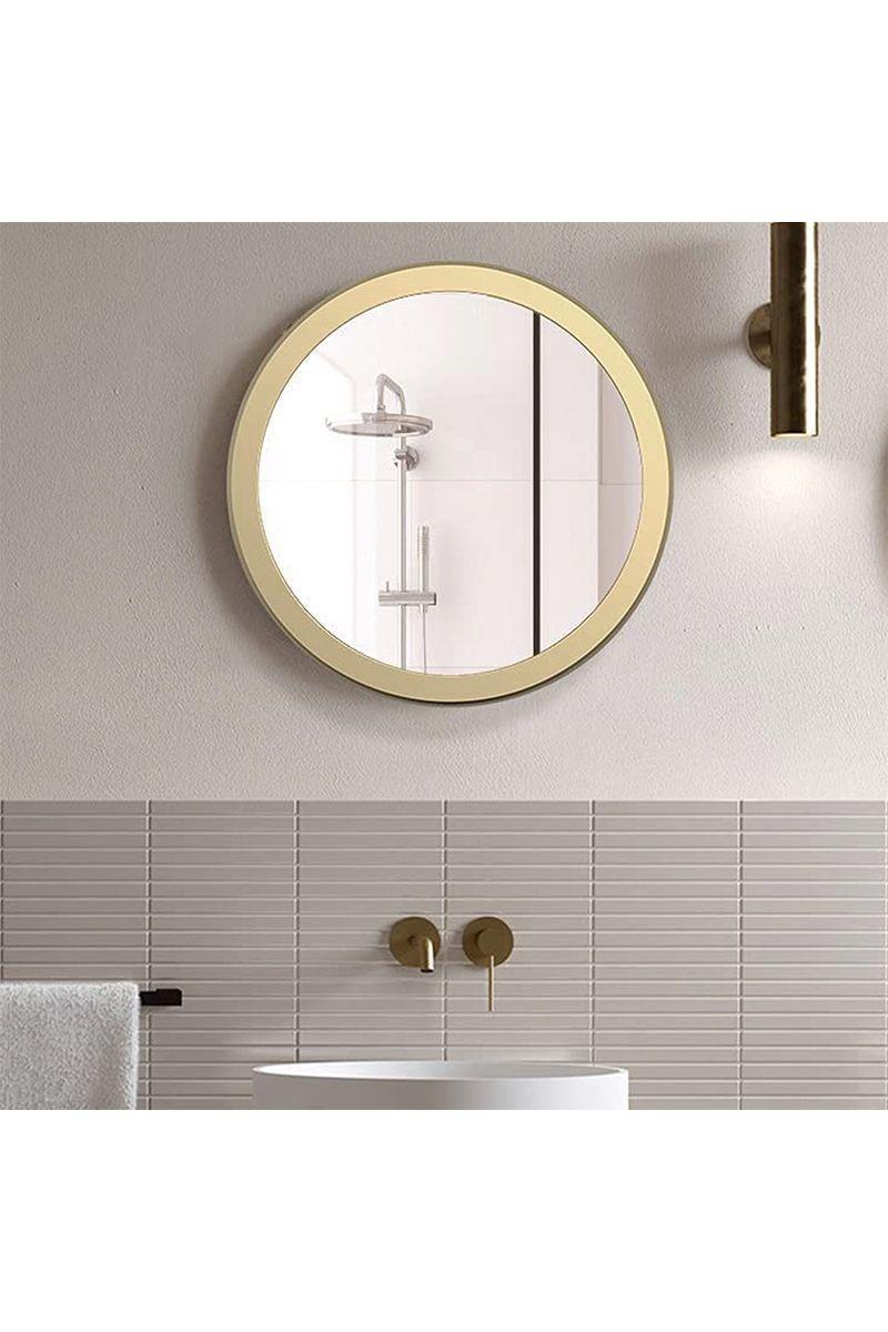 Espejo Circular Dorado-5