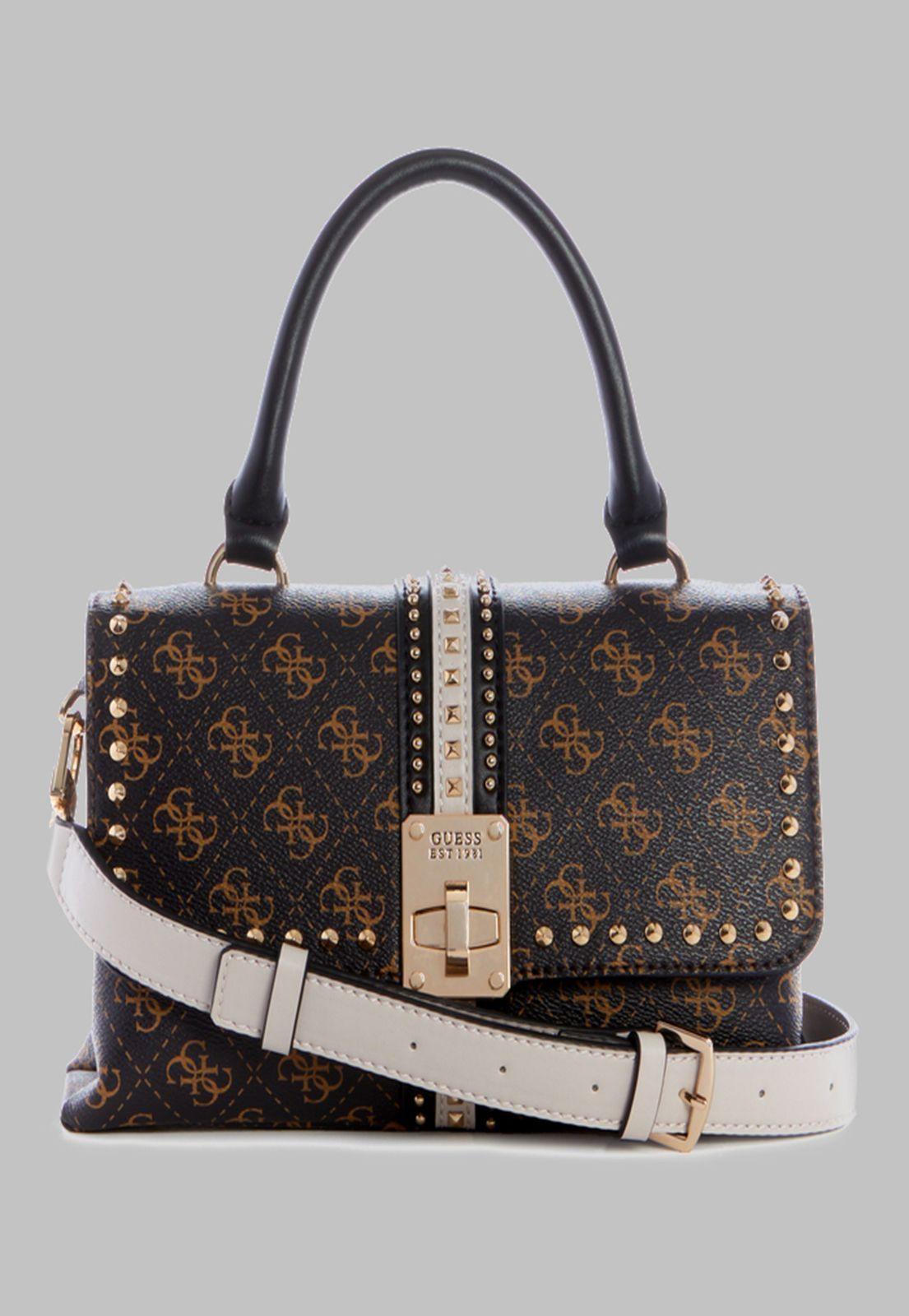 Cartera Guess Kasinta Top Handle Flap Bwl Multicolor-0