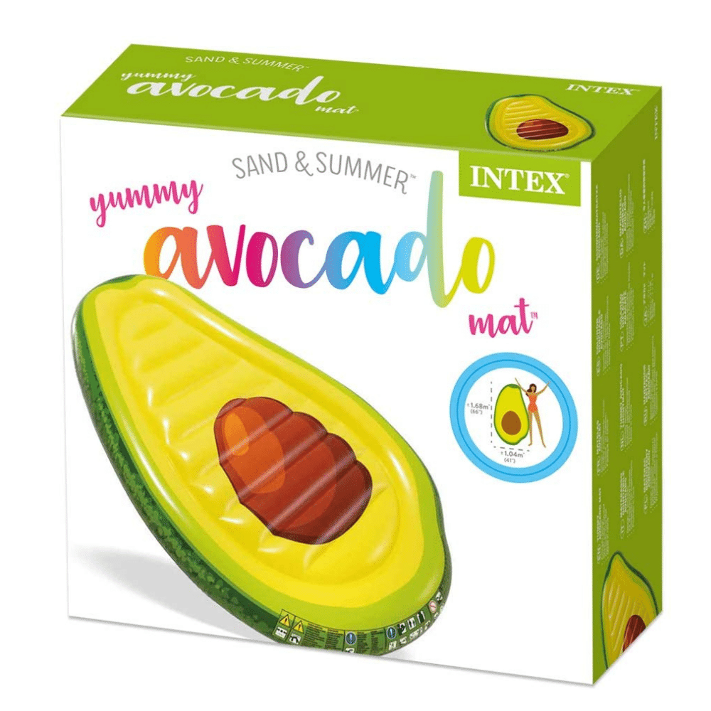 Flotador Inflable Diseño Palta 168x104x20 Cm-2