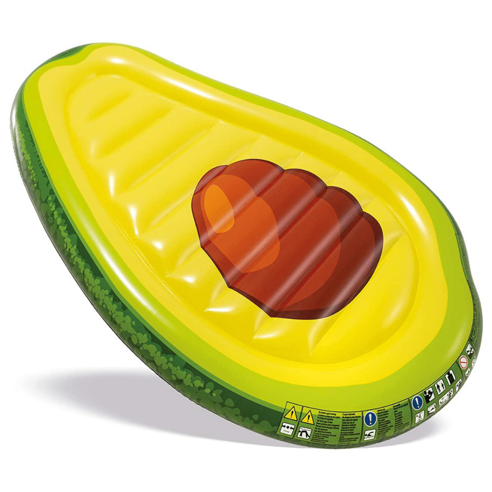 Flotador Inflable Diseño Palta 168x104x20 Cm-0