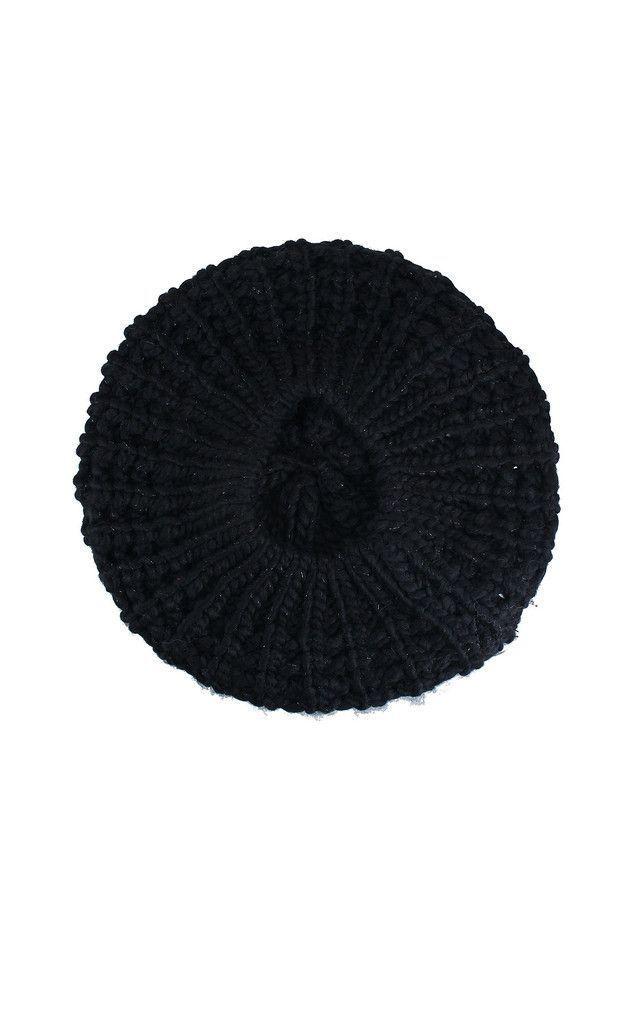 Boina Lurex Negra Humana-1