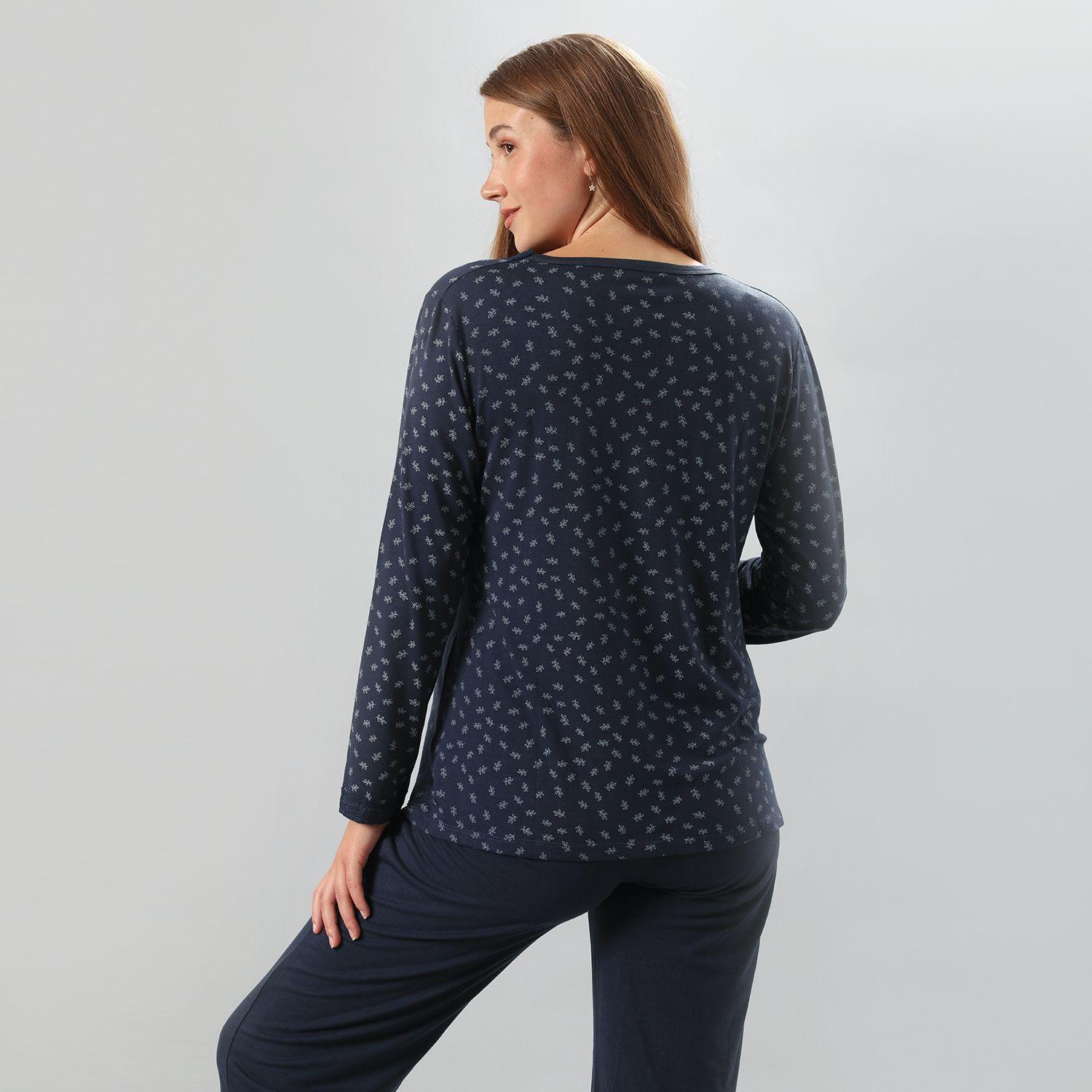 Pijama Maternal Top + Pantalon-3