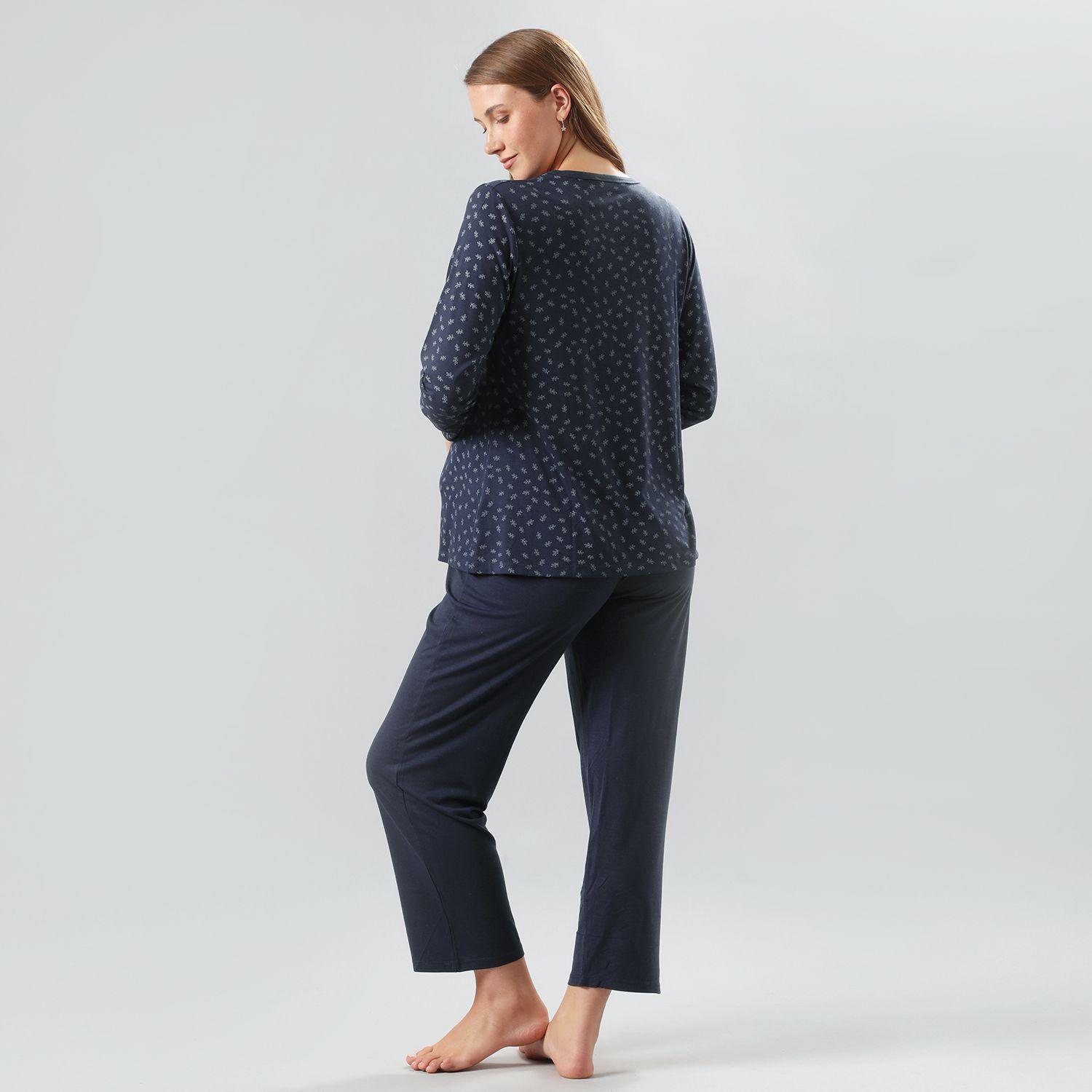 Pijama Maternal Top + Pantalon-1