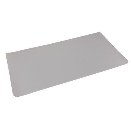 Mouse Pad Alfombrilla Escritorio Grande 70x35 Cm Unicolor   (gris)-0