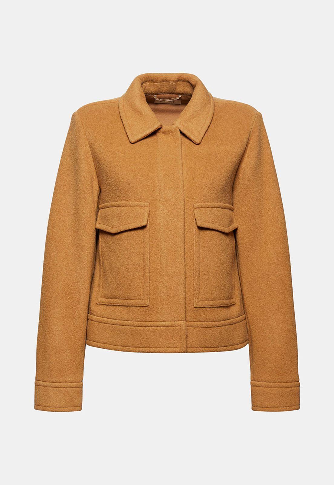 Chaqueta Mujer Con Lana Esprit-3