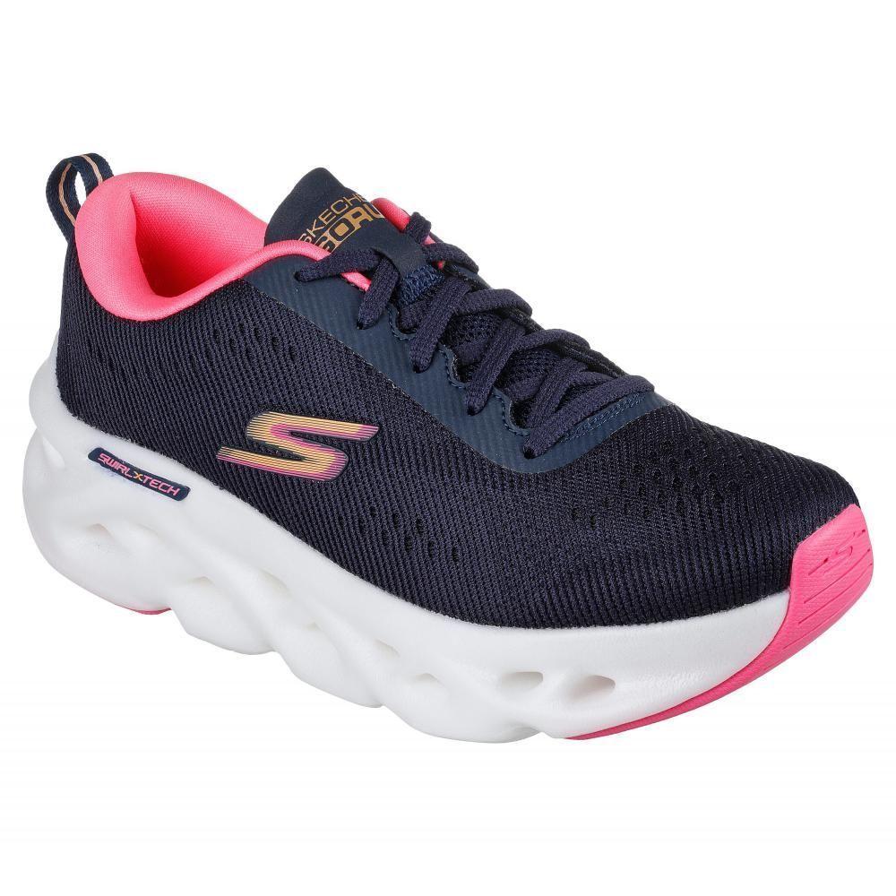 Zapatilla Mujer Go Run Swirl Tech Azul Skechers-0
