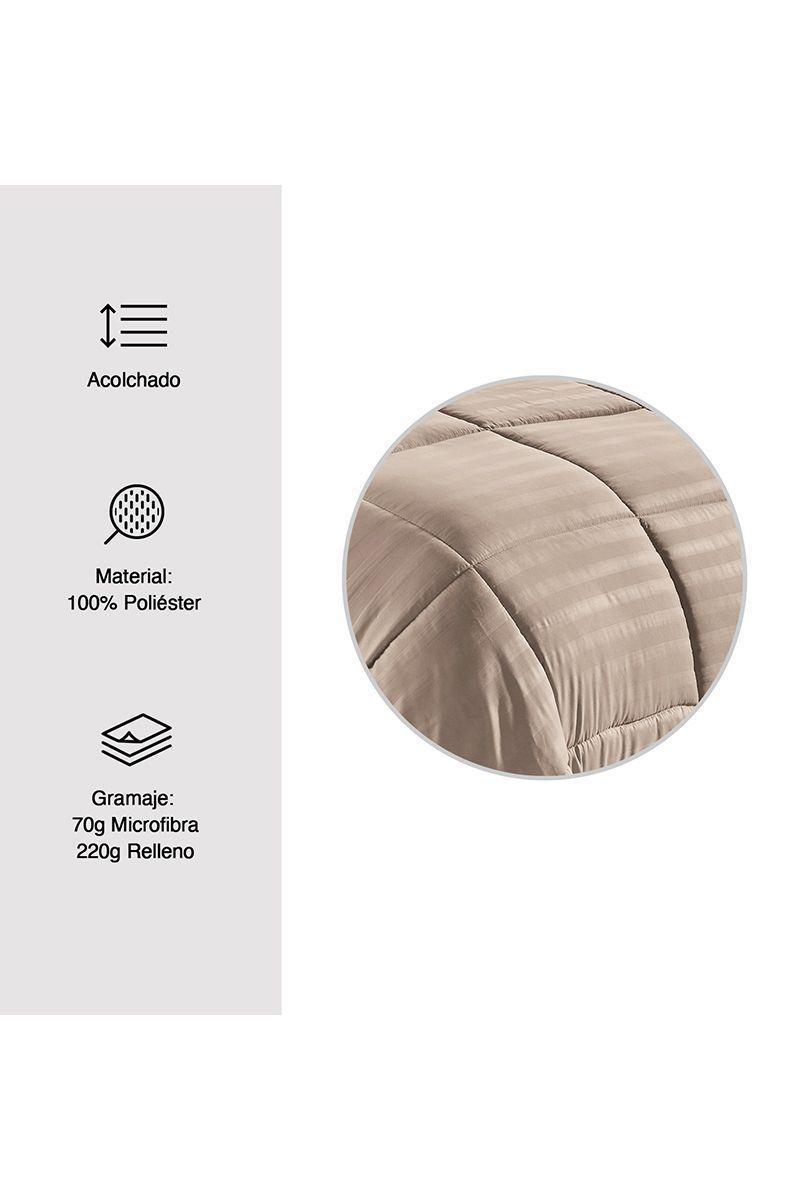 Plumón Liso King Size Beige-1