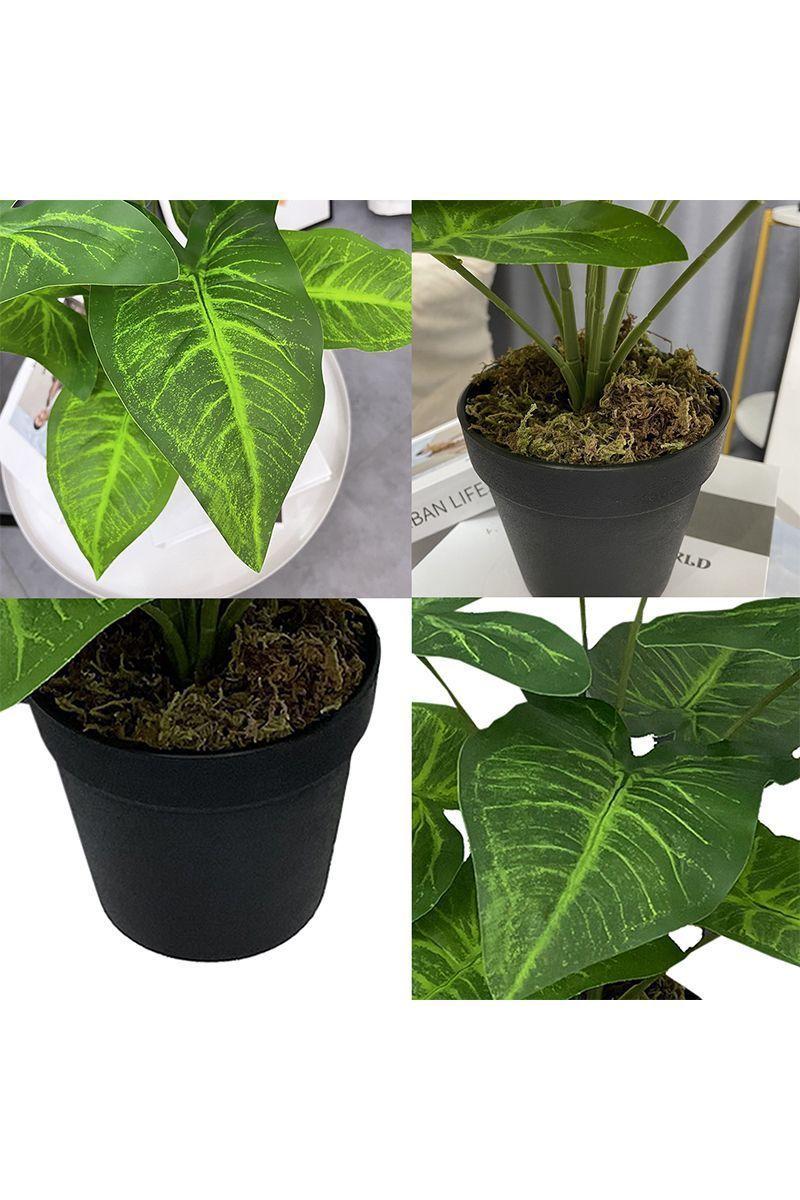 Planta Artificial Taro Verde-3