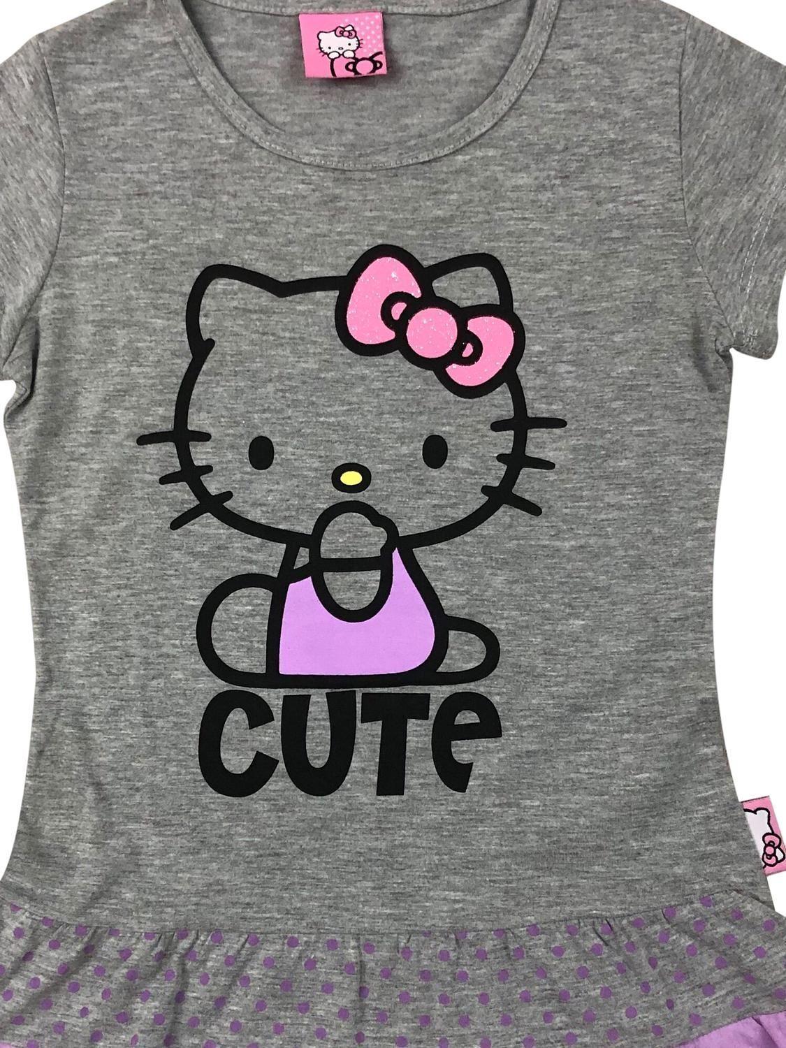 Polera Niña Algodón Estampado Hello Kitty-1