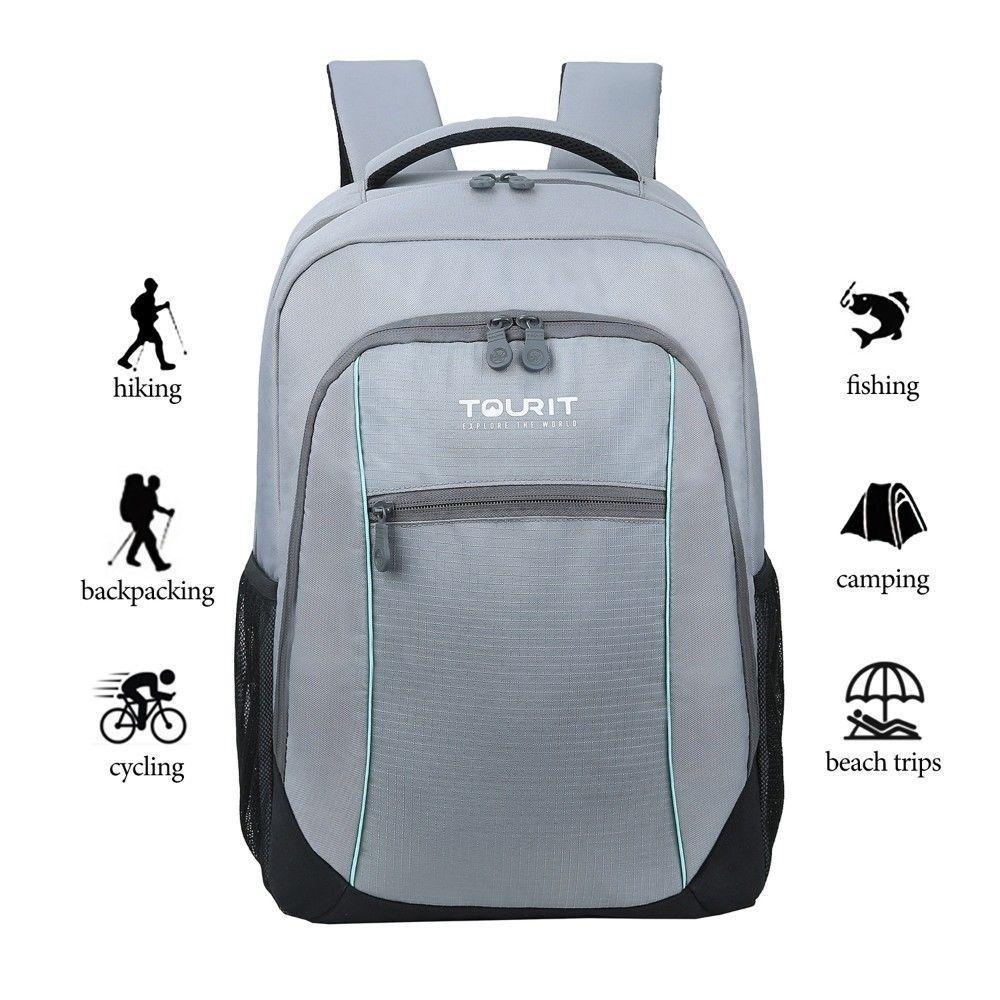 TOURIT Mochila Cuckoo térmica Aislante 22 lt- Gris-6